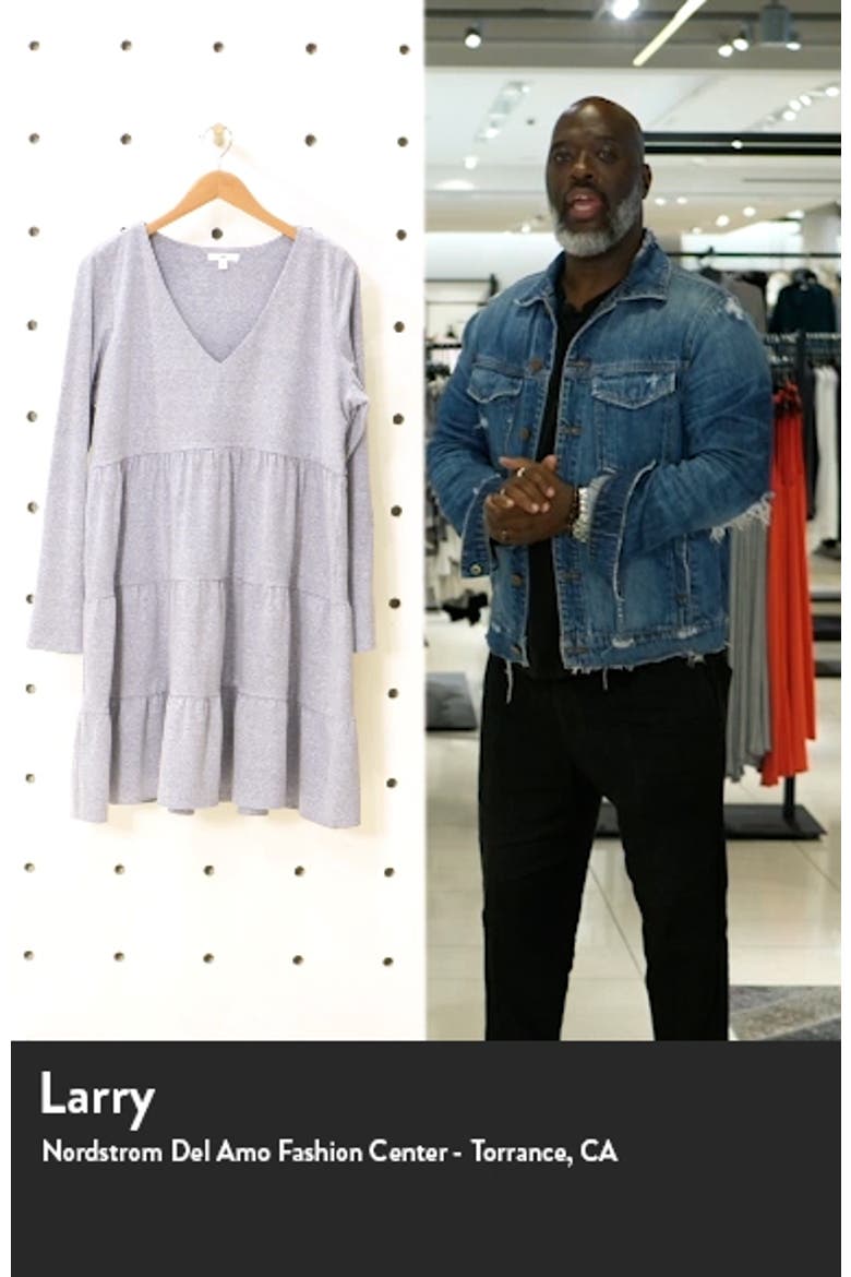 Tiered Long Sleeve Knit Dress video