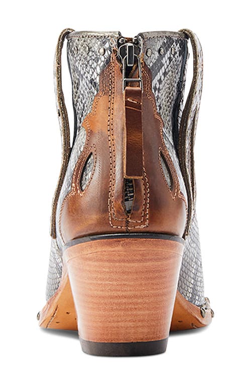 Ariat Greeley Western Bootie In Animal Print