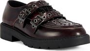 AZALEA WANG Lox Studded Faux Leather Loafer