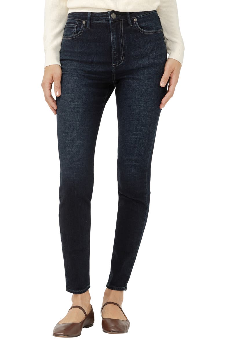 Silver Jeans Co. Isbister High Waist Skinny Jeans, Main, color, Amora