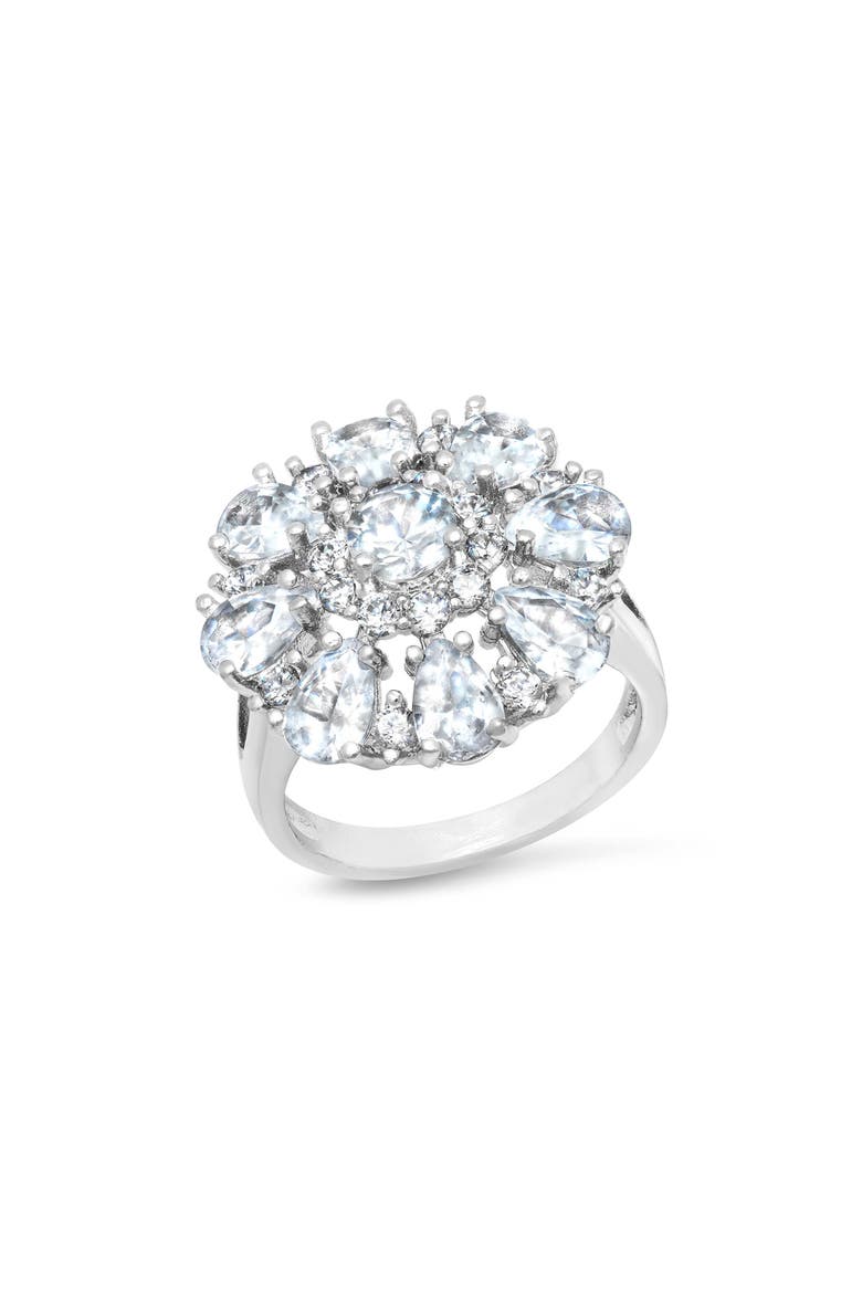 Simulated Diamond Ring, Main, color, SILVER