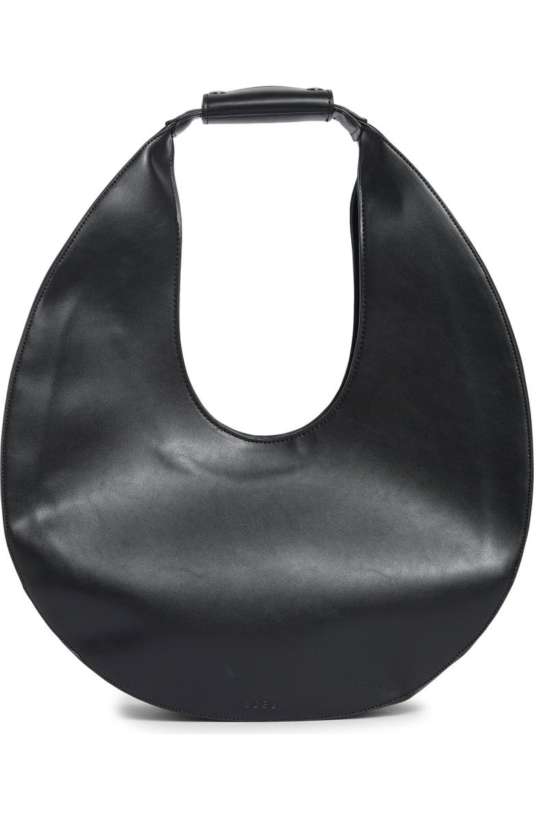 BCBG Structured Hobo Bag, Main, color, Black