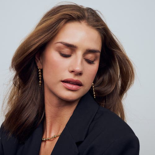 Sif Jakobs Jewellery Earrings Bormio Lungo In Gold