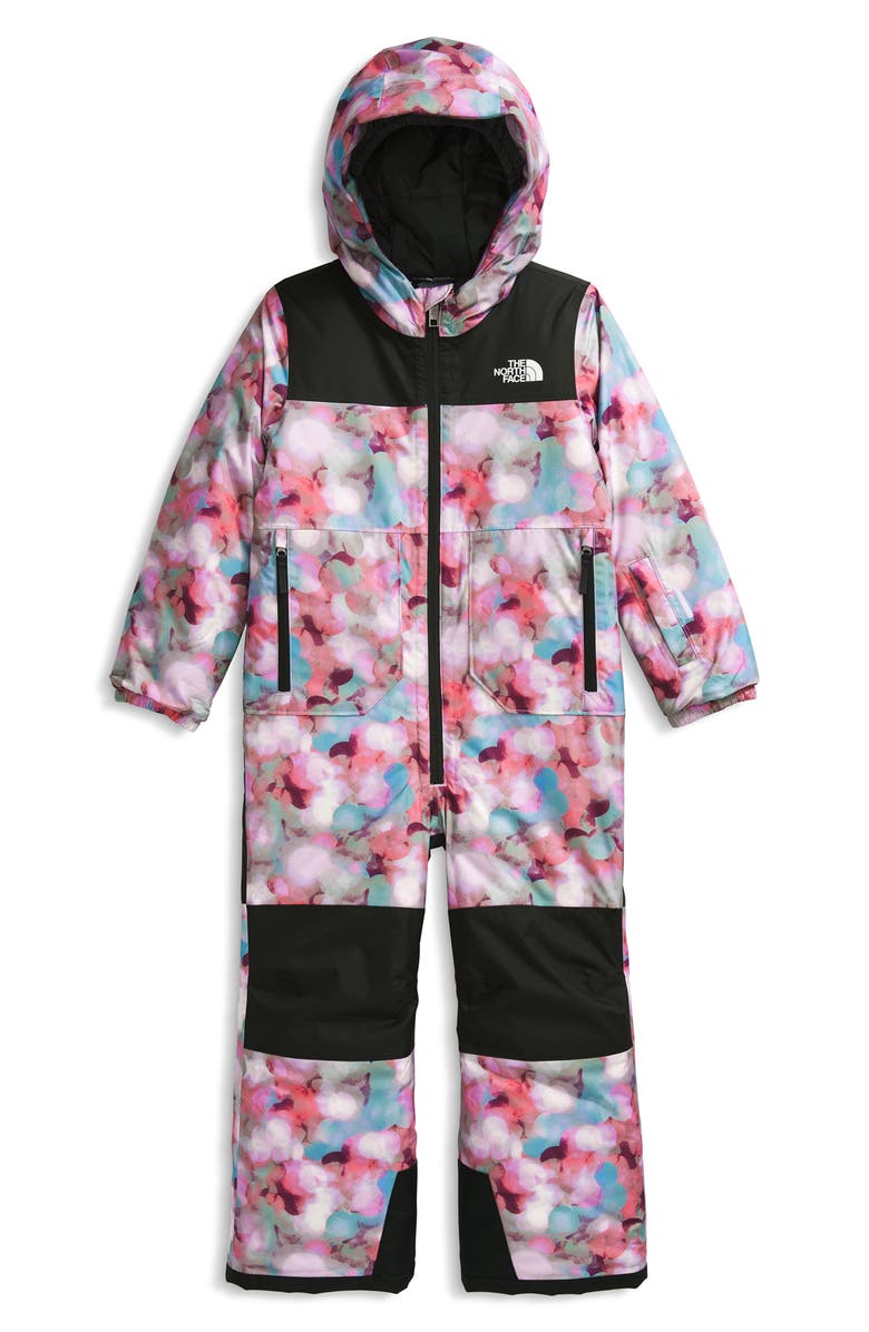 The North Face Kids' Freedom Snow Suit, Main, color, Lite Lilac Lens Flare Print