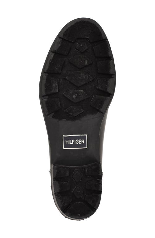 Tommy Hilfiger Crest Rain Boot In Black
