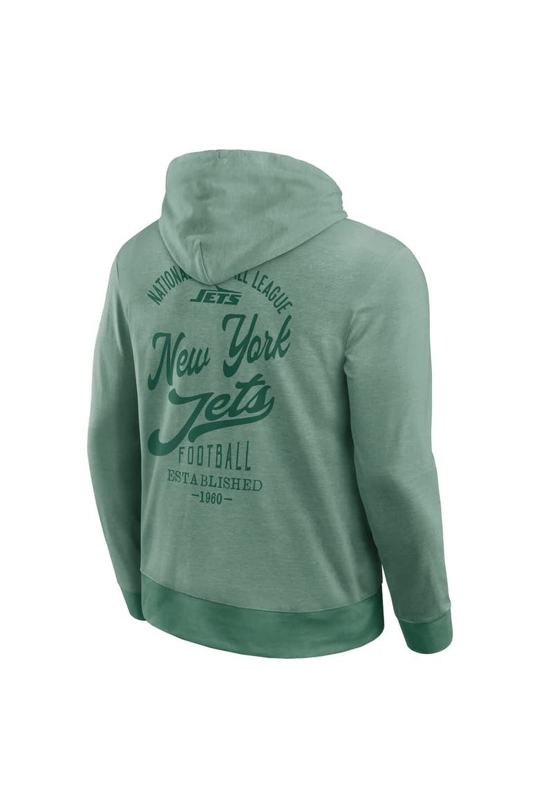 Men's Darius Rucker Collection by Fanatics Green New York Jets Tonal Knit Pullover Hoodie, Alternate, color, Green