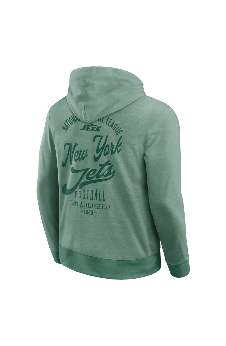 Darius Rucker Collection by Fanatics Men's Darius Rucker Collection by Fanatics Green New York Jets Tonal Knit Pullover Hoodie, Alternate, color, Green