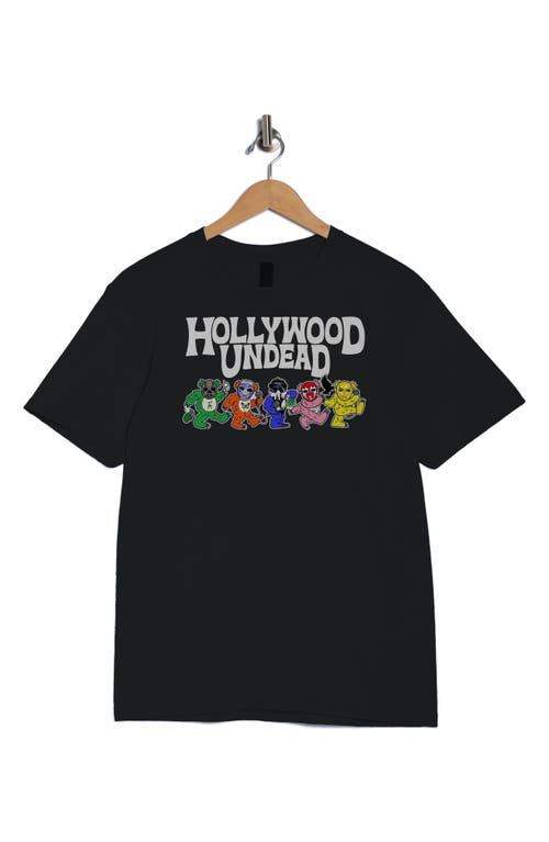 Monster Digital Hollywood Undead Graphic T-shirt In Black