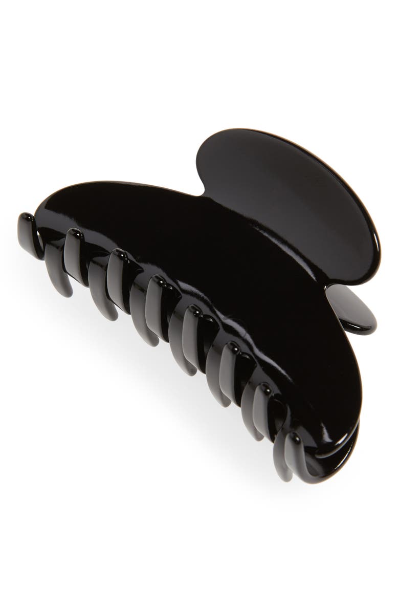 France Luxe Couture Claw Clip, Main, color, Black