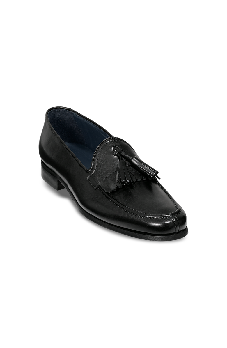 Paul Fredrick Lennon Kiltie Tassel Loafer, Main, color, Black