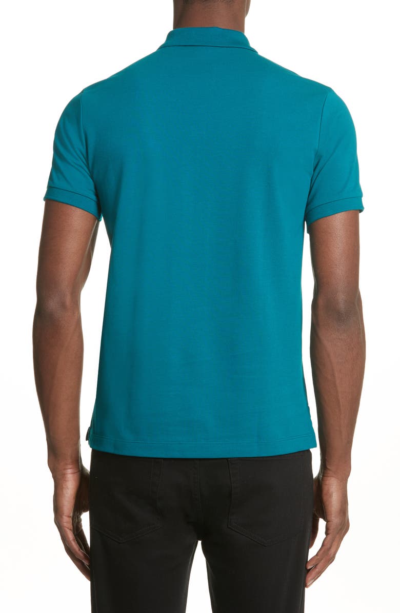 Burberry Piqué Polo, Alternate, color, 