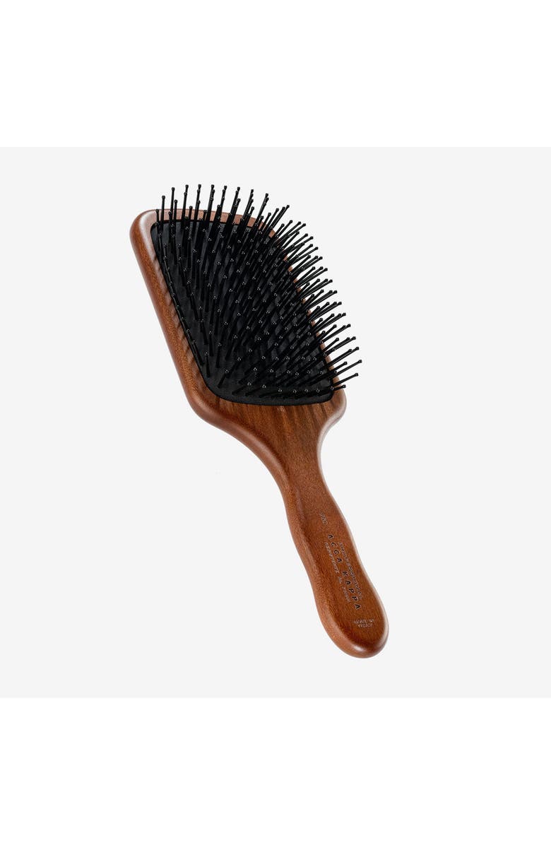 ACCA KAPPA Classic Paddle Brush - Pom Pins, Main, color, Brown