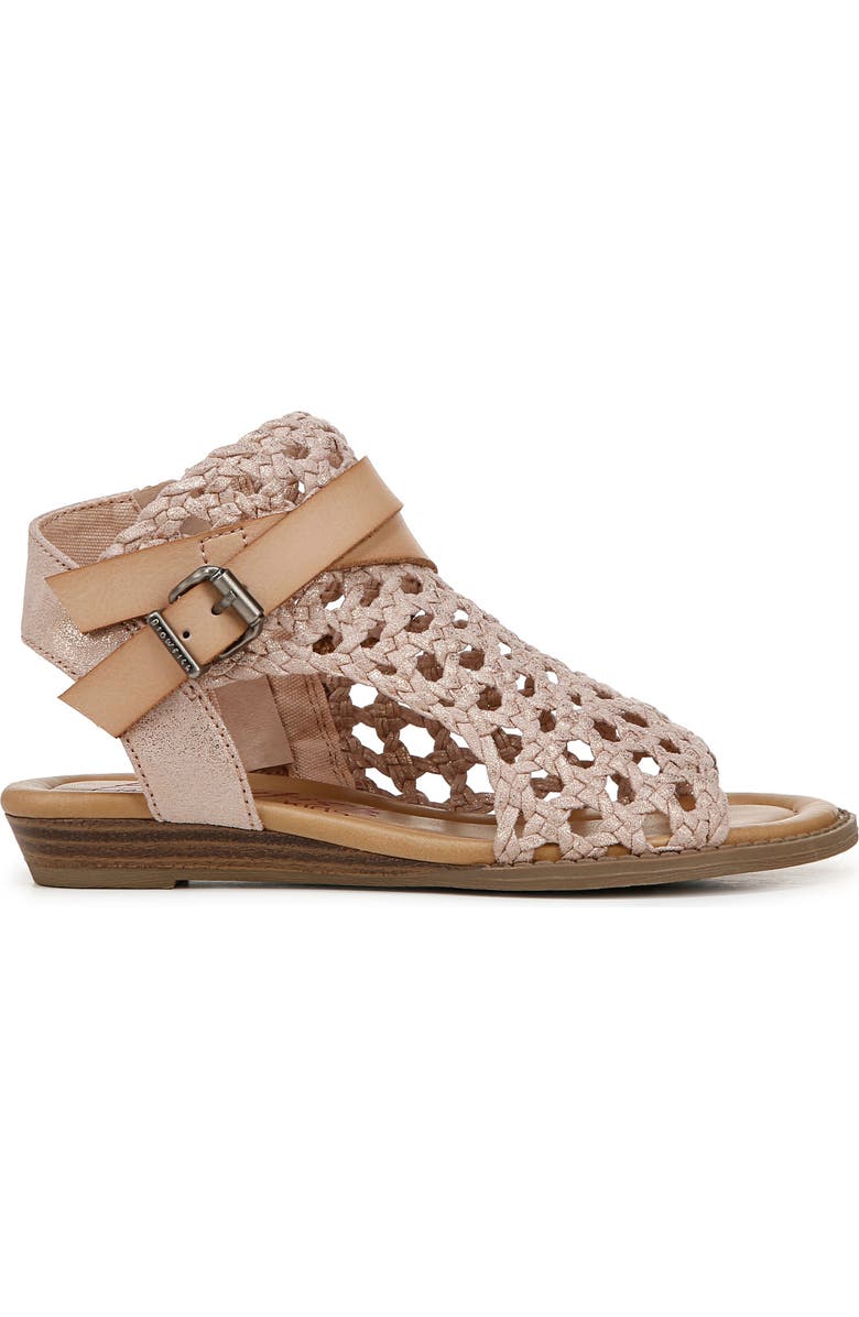 Blowfish Malibu Kids' Balla Woven Sandal, Alternate, color, White/ Blush