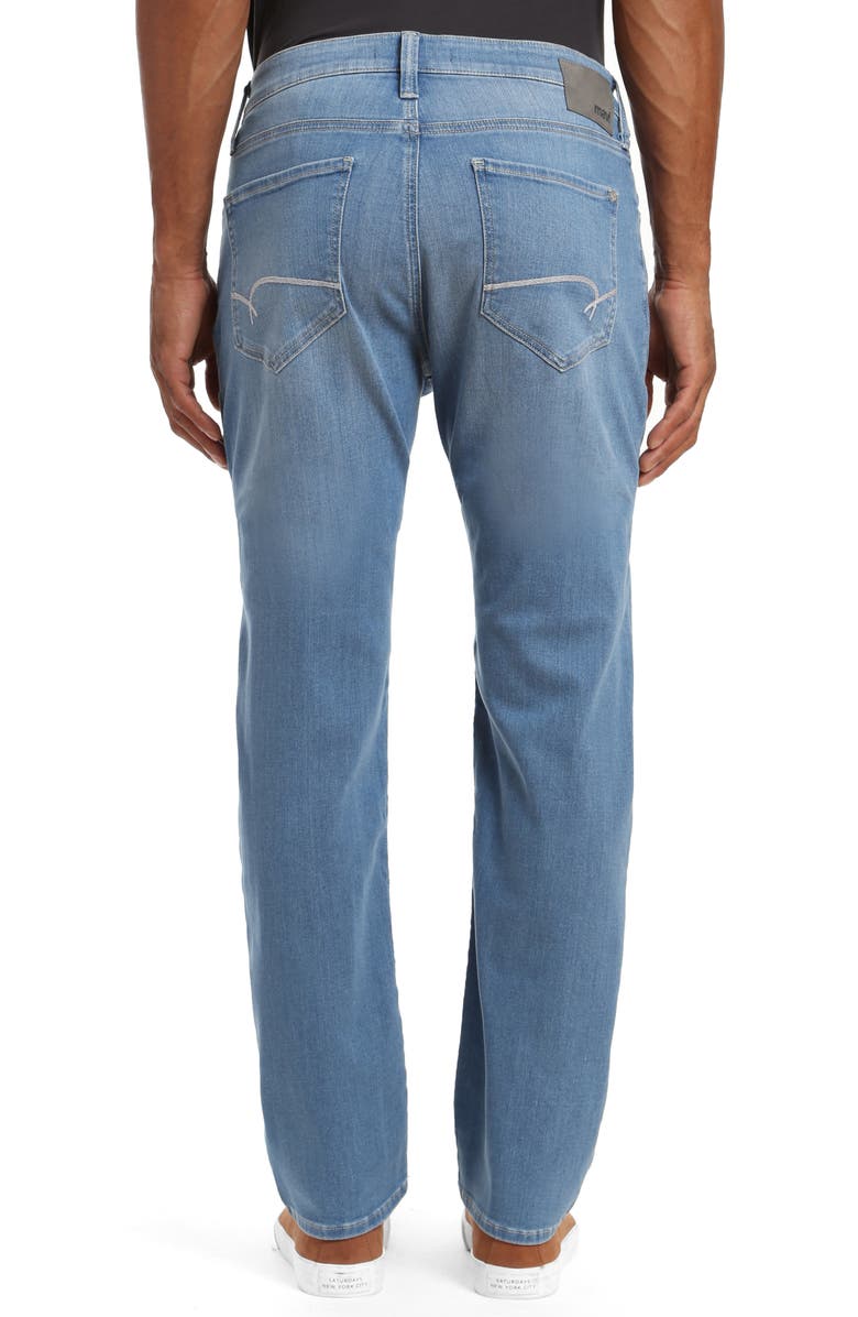 Mavi Jeans Zach Light Used Brushed Miami Straight Leg Jeans, Alternate, color,