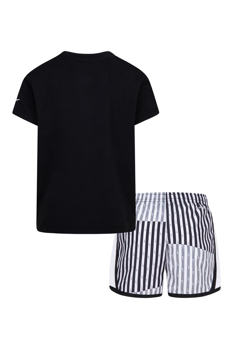 Kids' Graphic T-Shirt & Shorts Set, Alternate, color, BLACK