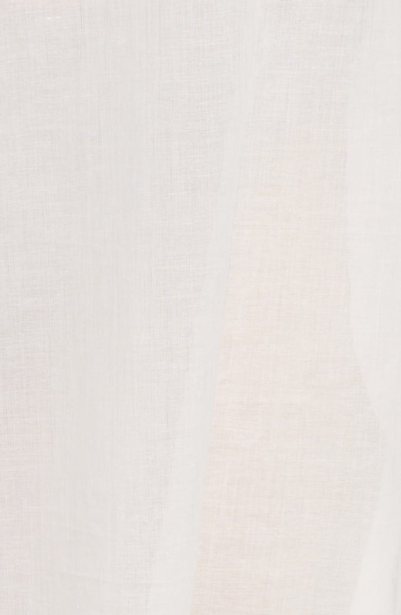 Natori Cebu Peasant Sleep Shirt, Alternate, color, Warm White