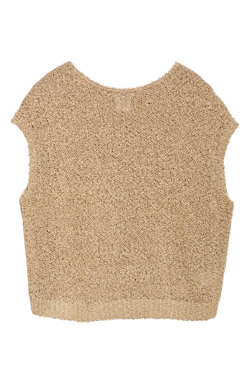 Lafayette 148 Plus Size Cotton Silk Open Knit Pullover Tank