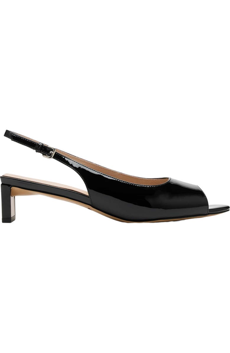MARC NOLAN Carmen Slingback Peep Toe Heels, Main, color, Black Patent
