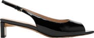 MARC NOLAN Carmen Slingback Peep Toe Heels