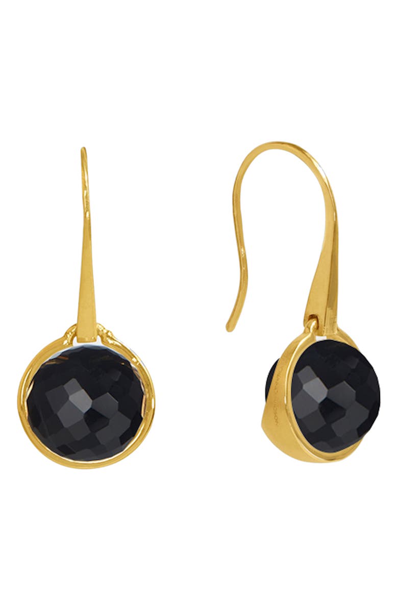 Dean Davidson Ipanema Onyx Drop Earrings, Main, color, Yellow Gold/ Onyx