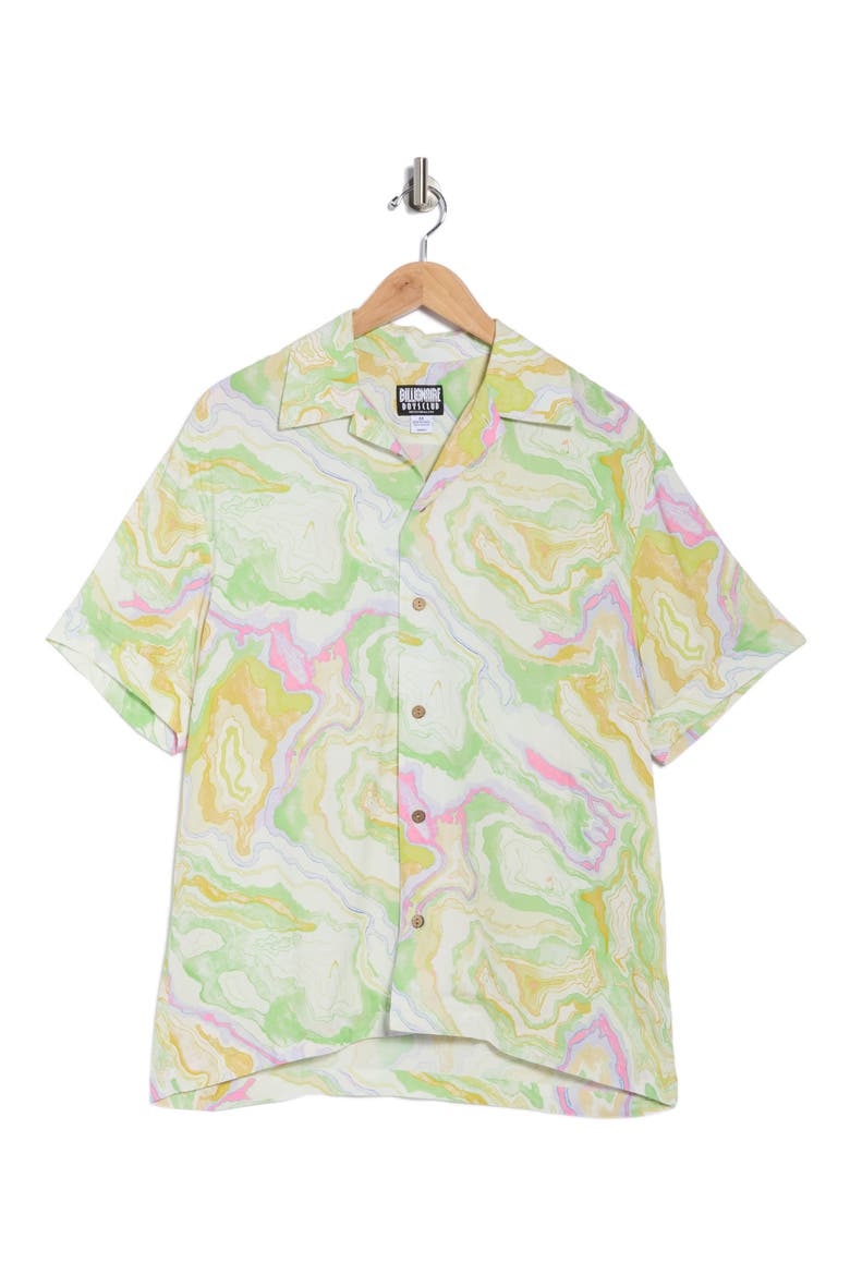 Clubhouse Camp Shirt, Alternate, color, GREEN MULTI