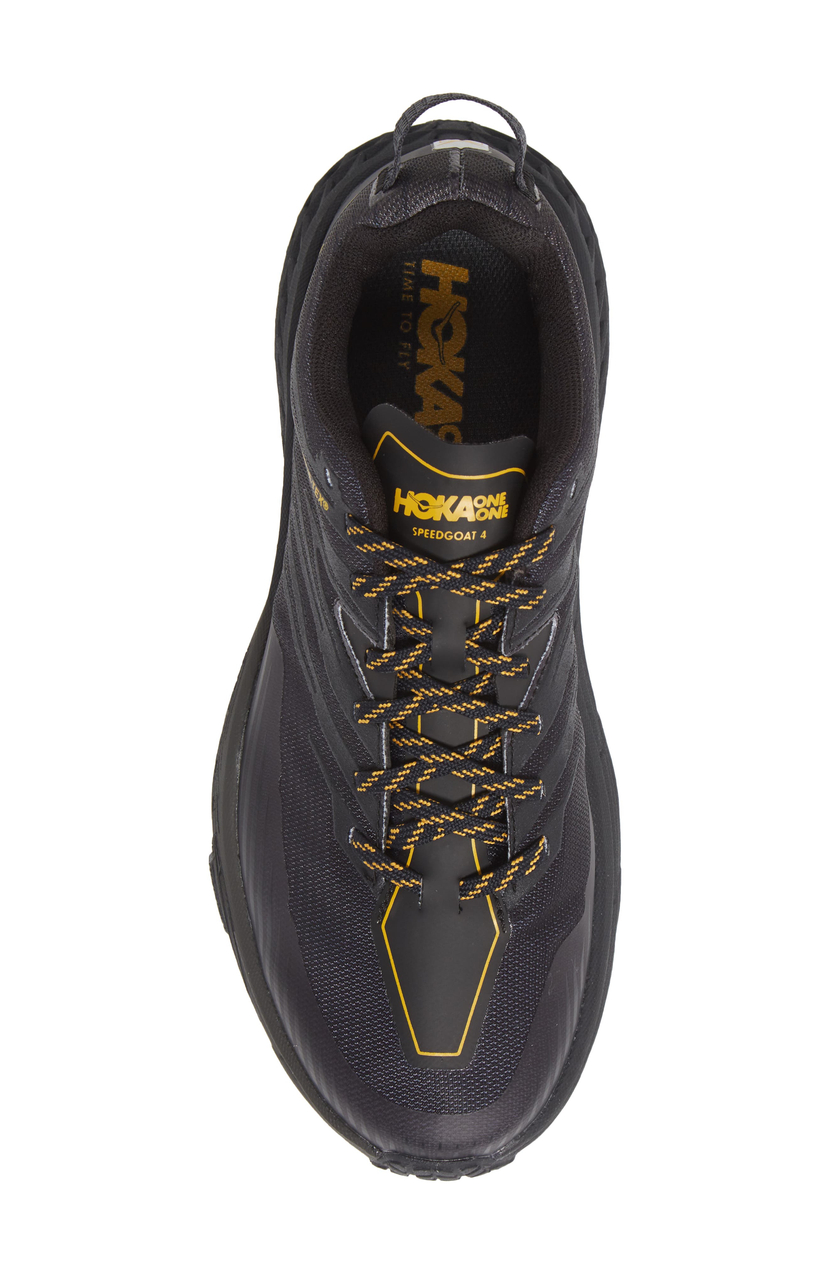HOKA Speedgoat 4 GTX Waterproof Trail Running Shoe, Alternate, color, 