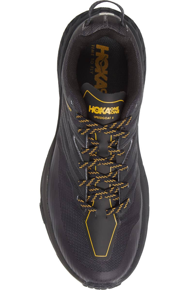 HOKA Speedgoat 4 GTX Waterproof Trail Running Shoe, Alternate, color,