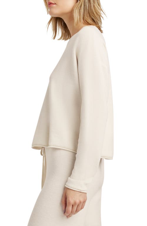 Splendid Michelle Cotton & Silk Blend Sweater In Neutral
