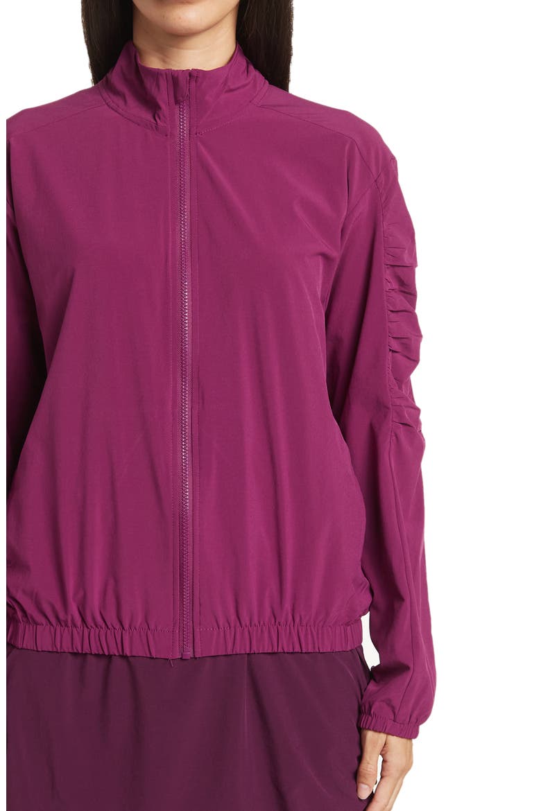 Interval Zip Front Track Jacket, Alternate, color, PURPLE CASPIA