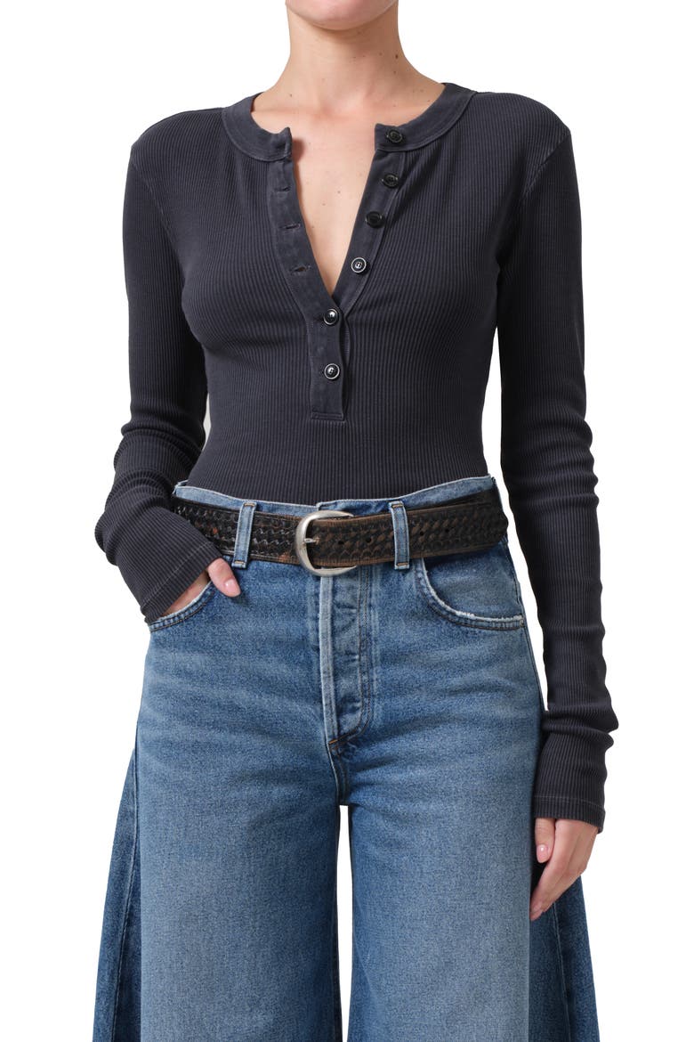 Varra Long Sleeve Henley, Main, color, CHARCOAL MINERAL