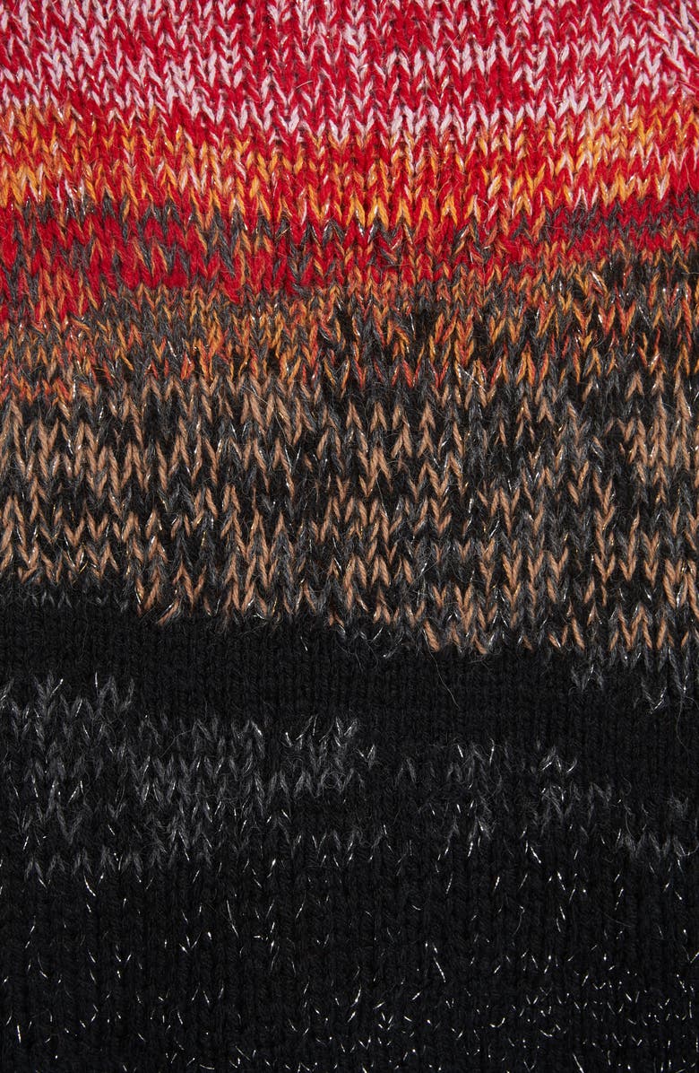 Smythe Metallic Ombré Alpaca Sweater, Alternate, color, 