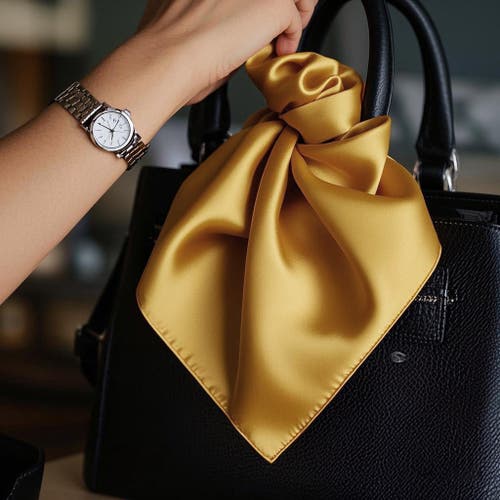 Silksilky Pure Silk Solid Color Square Scarf In Burgundy