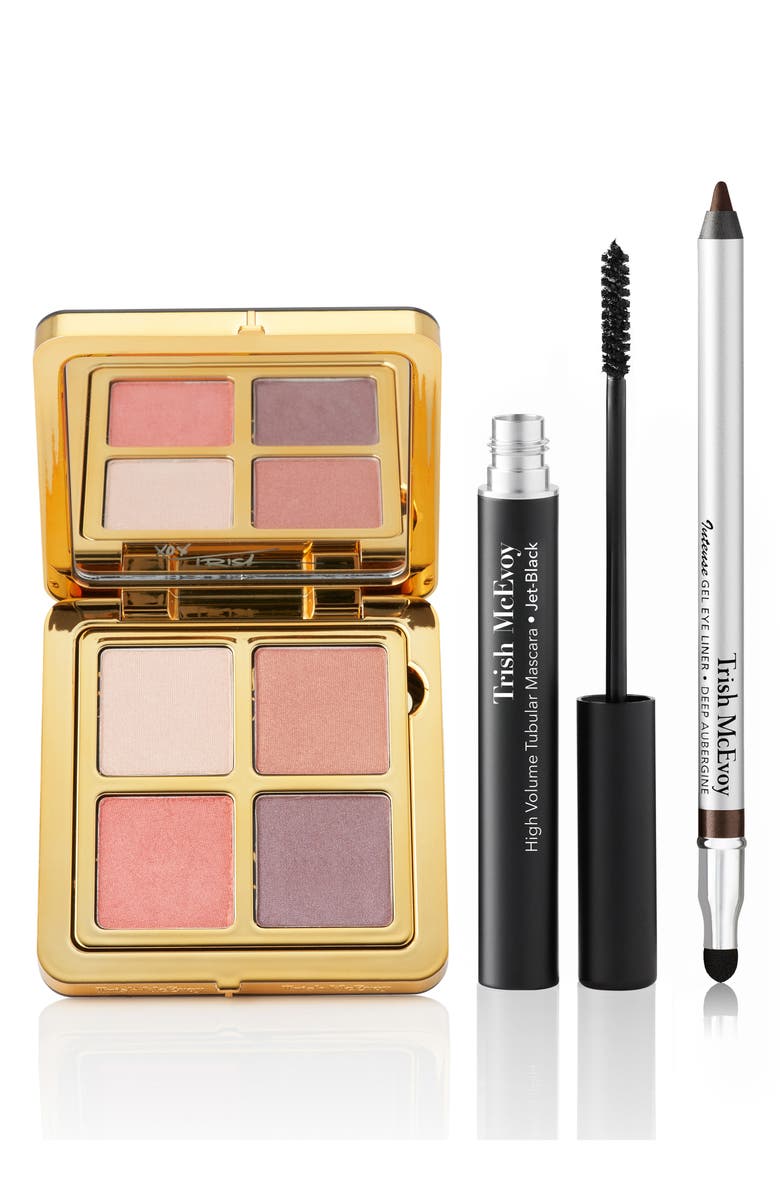 Trish McEvoy Eyeshadow, Mascara & Eyeliner Gift Set, Main, color,