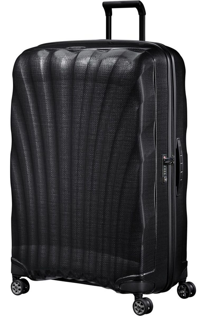Samsonite C-LITE Hardside 33-Inch Extra Large Checked Spinner Luggage, Main, color, Black