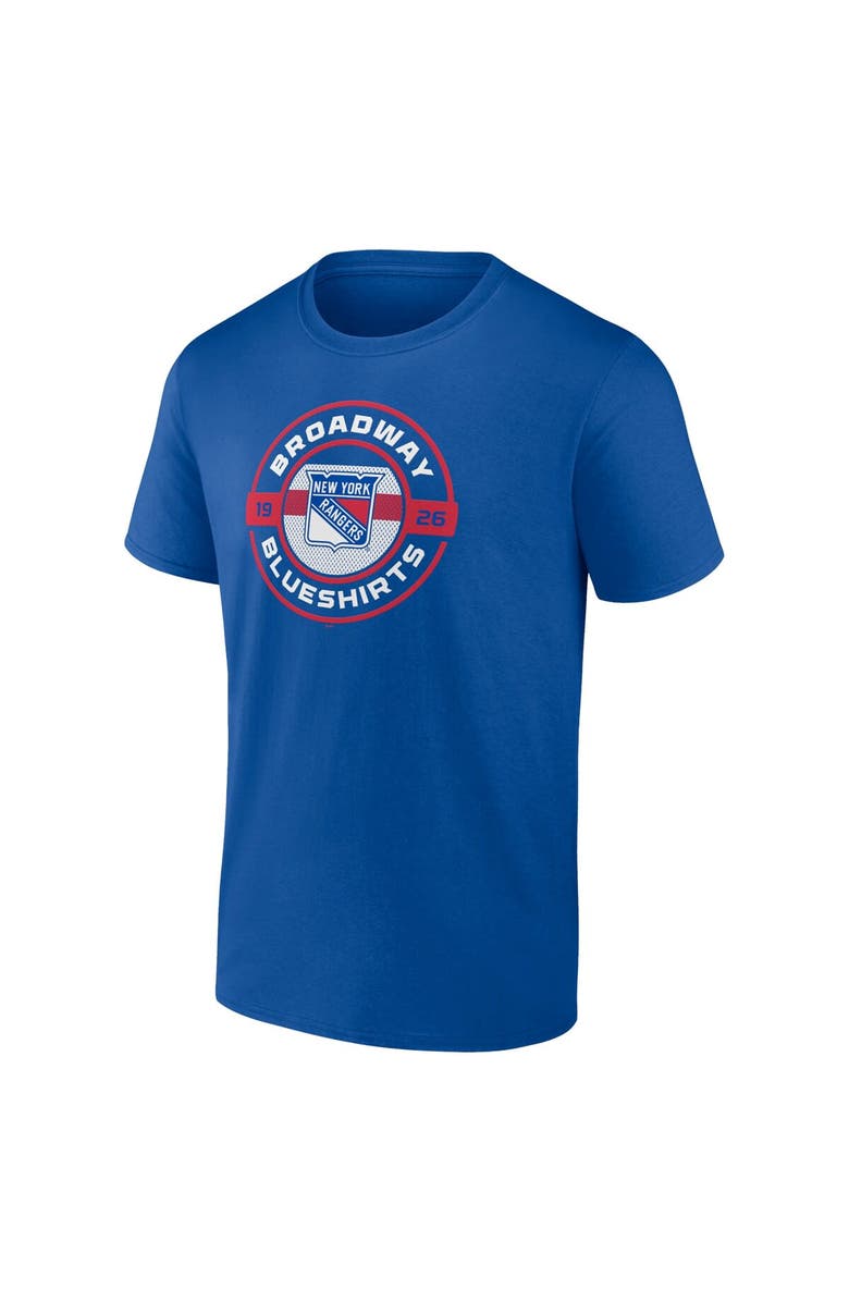 FANATICS Men's Fanatics Branded Blue New York Rangers Local Domain T-Shirt, Alternate, color, Blue