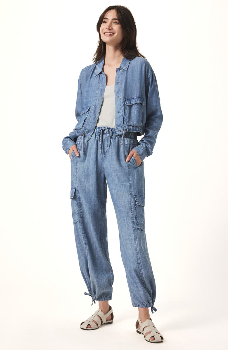 Splendid Kamryn Pull-On Cargo Pants, Alternate, color, Indigo