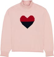 Tommy Hilfiger Kids' Heart Roll Neck Sweater