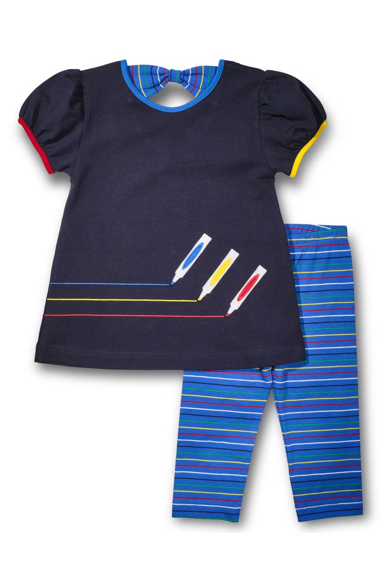 Knit Set With Markers, Main, color, Navy Multicolor