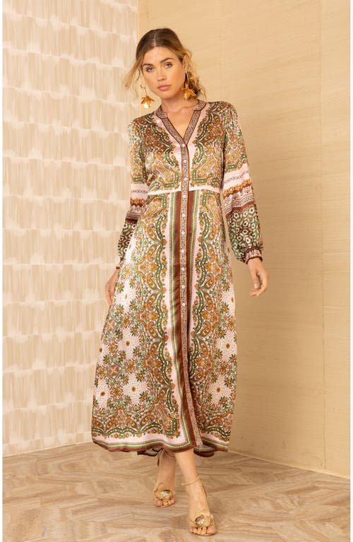 Hale Bob Isabella Midi Dress In Multi