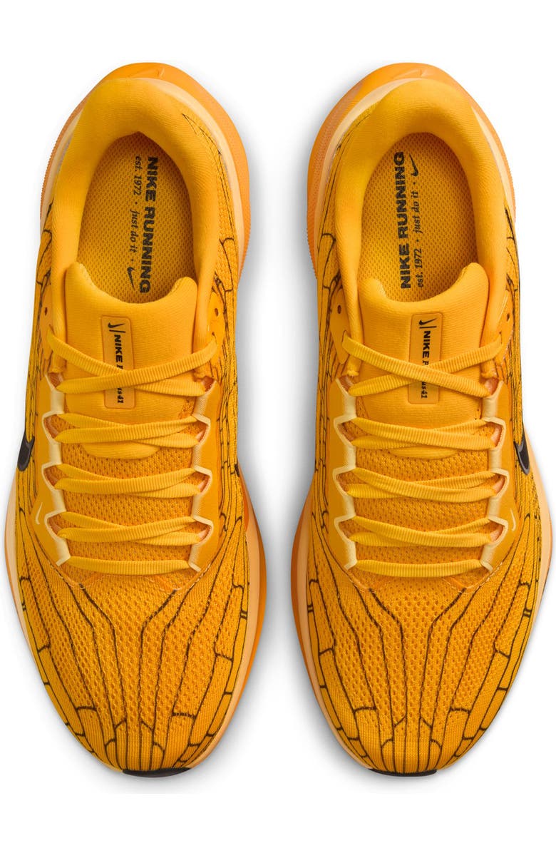 Nike Air Zoom Pegasus 41 LV8 Running Shoe, Alternate, color, 700 Unigld/Black