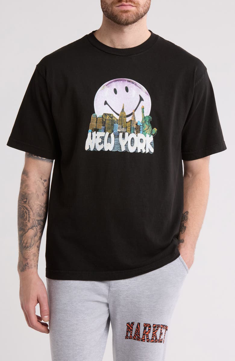 MARKET SMILEY<sup>®</sup> Snowglobe Graphic T-Shirt, Main, color, 