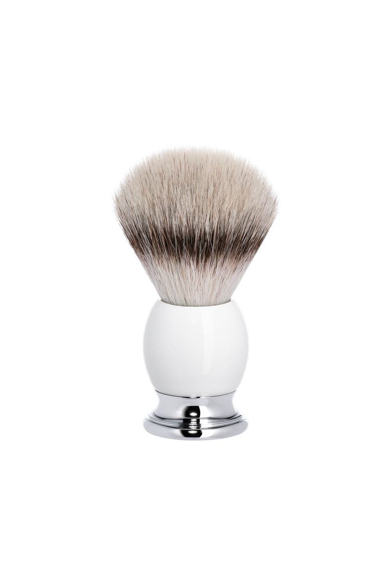 MÜHLE Sophist Porcelain Silvertip Fiber Shaving Brush, Main, color, White