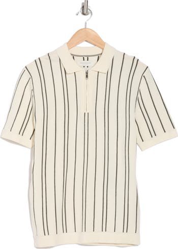 Stripe Sweater Polo