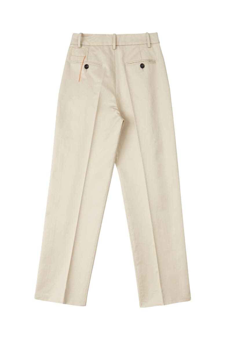 Janet Cotton Pleated Trousers, Alternate, color, CAMEL