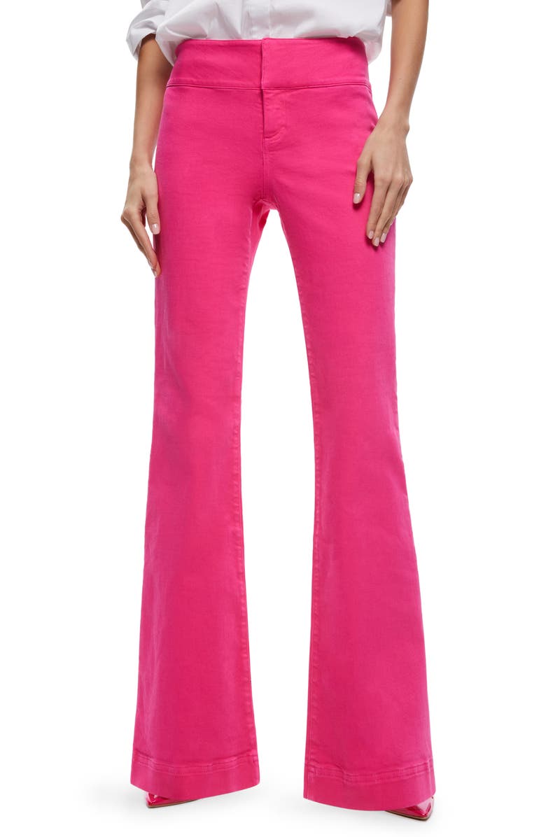 Alice + Olivia Olivia Wide Leg Jeans, Main, color,