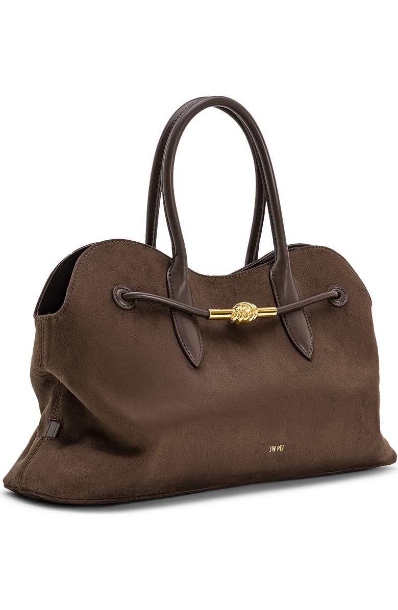 JW PEI Adele Metal Rope Knot Tote Bag, Alternate, color, Mocha Brown