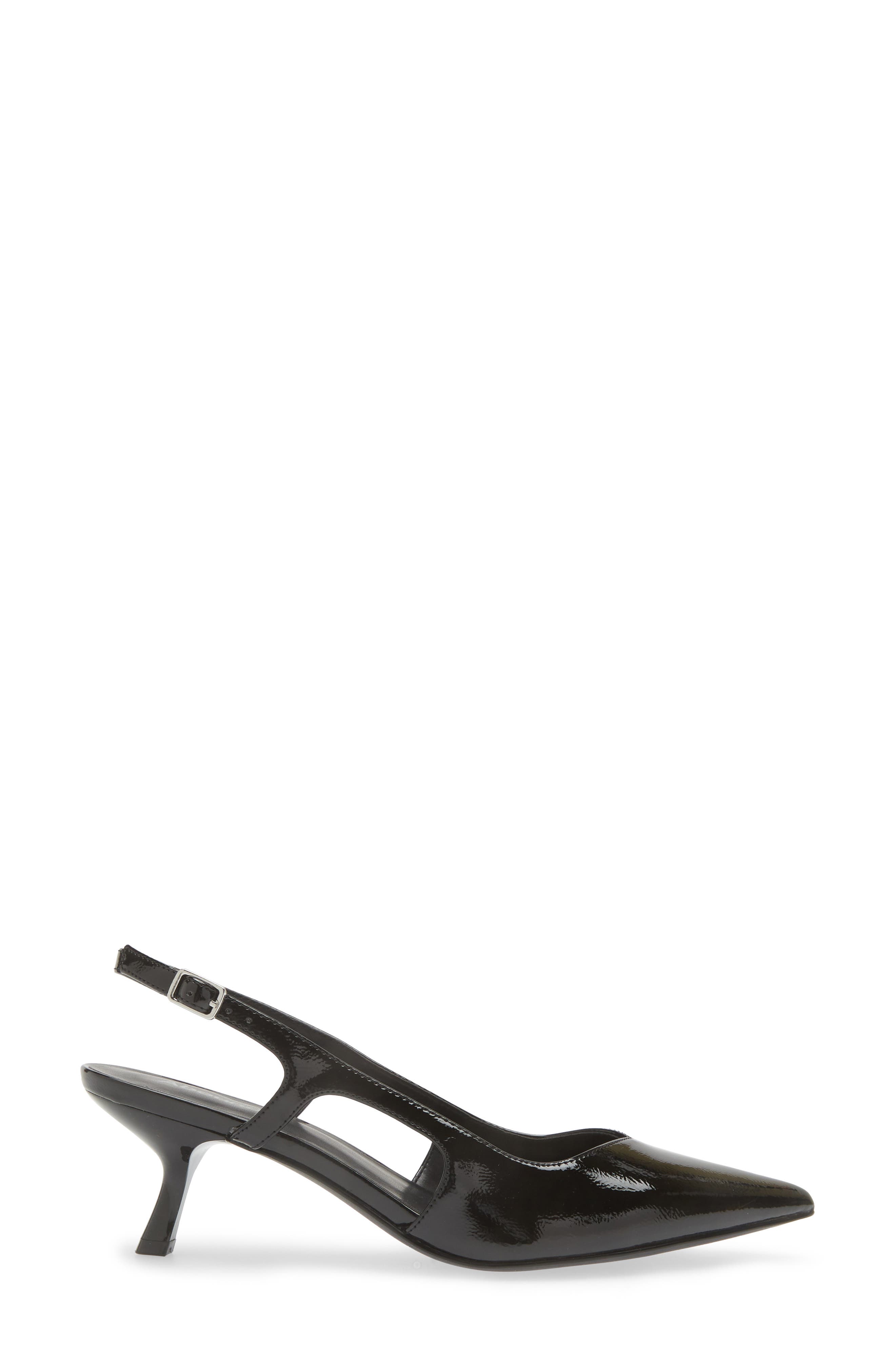 Abound Tonia Slingback Pump, Alternate, color, Black Patent