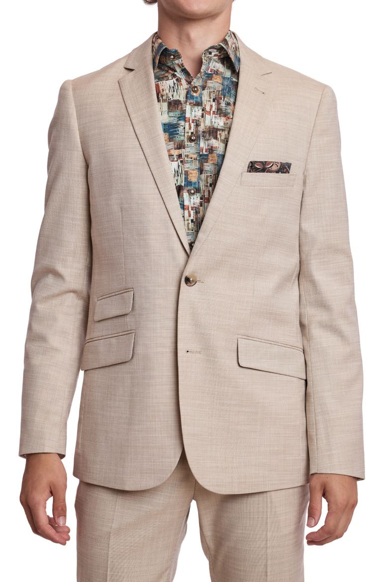 Dover Slim Fit Sport Coat, Main, color, CREAM BEIGE SHARK