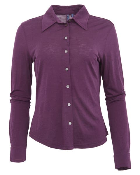 Scarlet Merino Wool Shirt