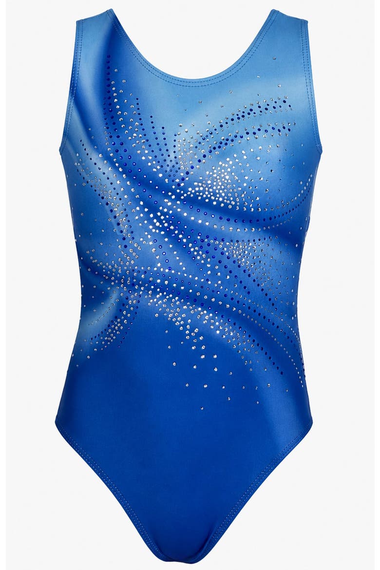 Sapphire Swirl Leotard, Main, color, Blue